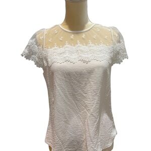 Together White Lace Blouse